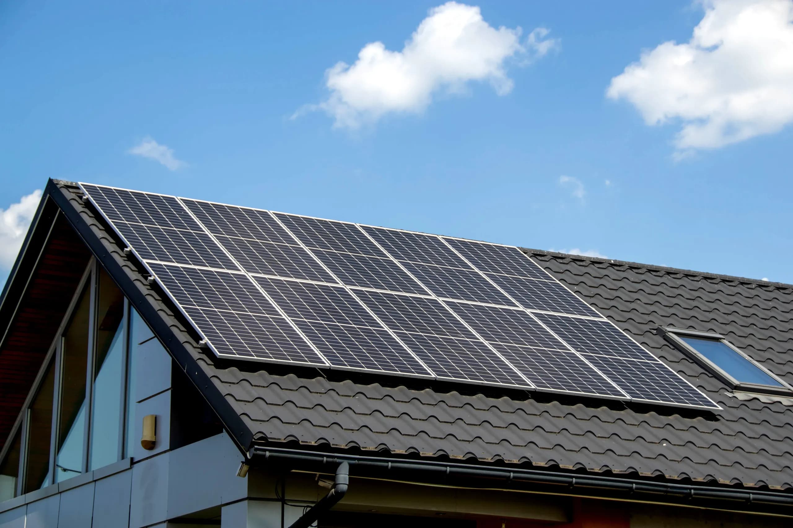Illustration de panneaux photovoltaïques